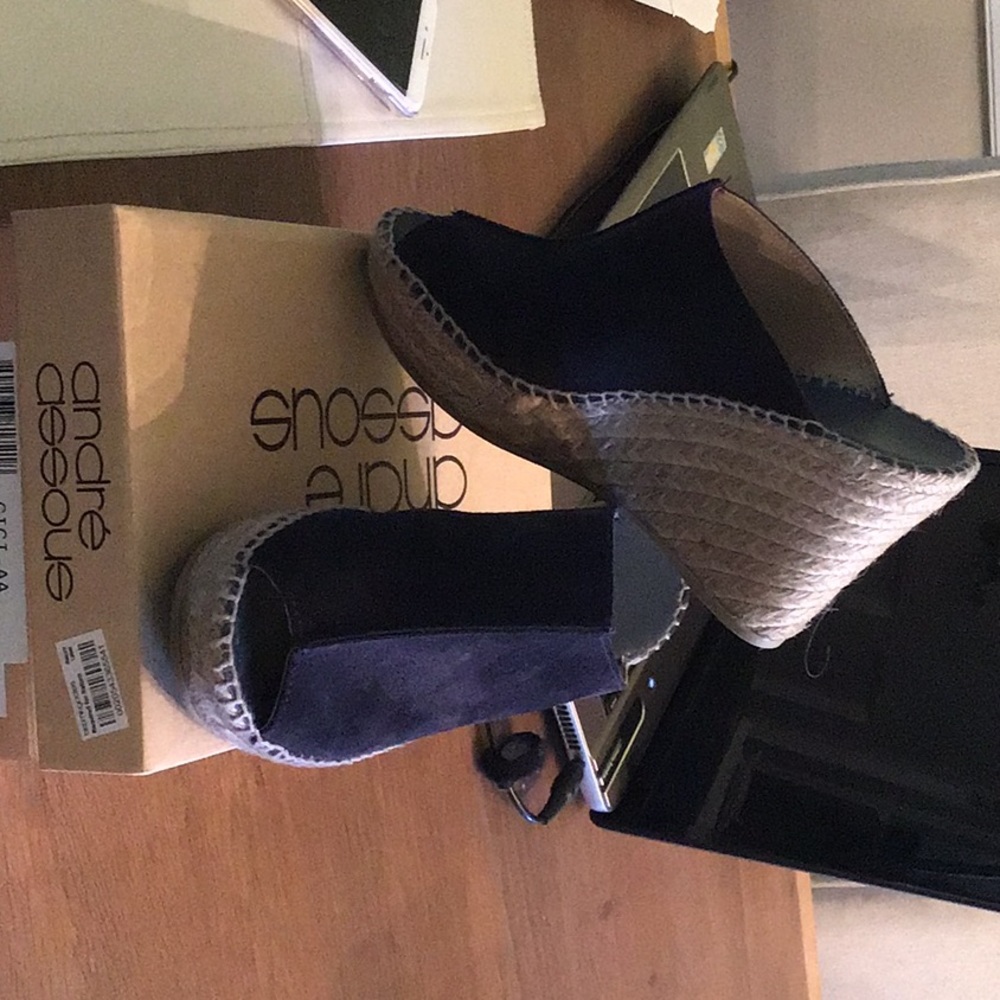 High heeled espadrilles